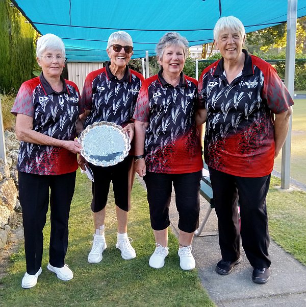 The Ellesmere Women’s Champion Of Champion Fours – Lyndsey Withell(s), Margaret McDrury, Lynore Weeks and Evelyn Carman.