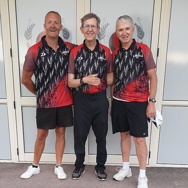The Men’s Club Triples Champions 2022 – Martin Rowson, Mundy Carroll and Michael Begg.