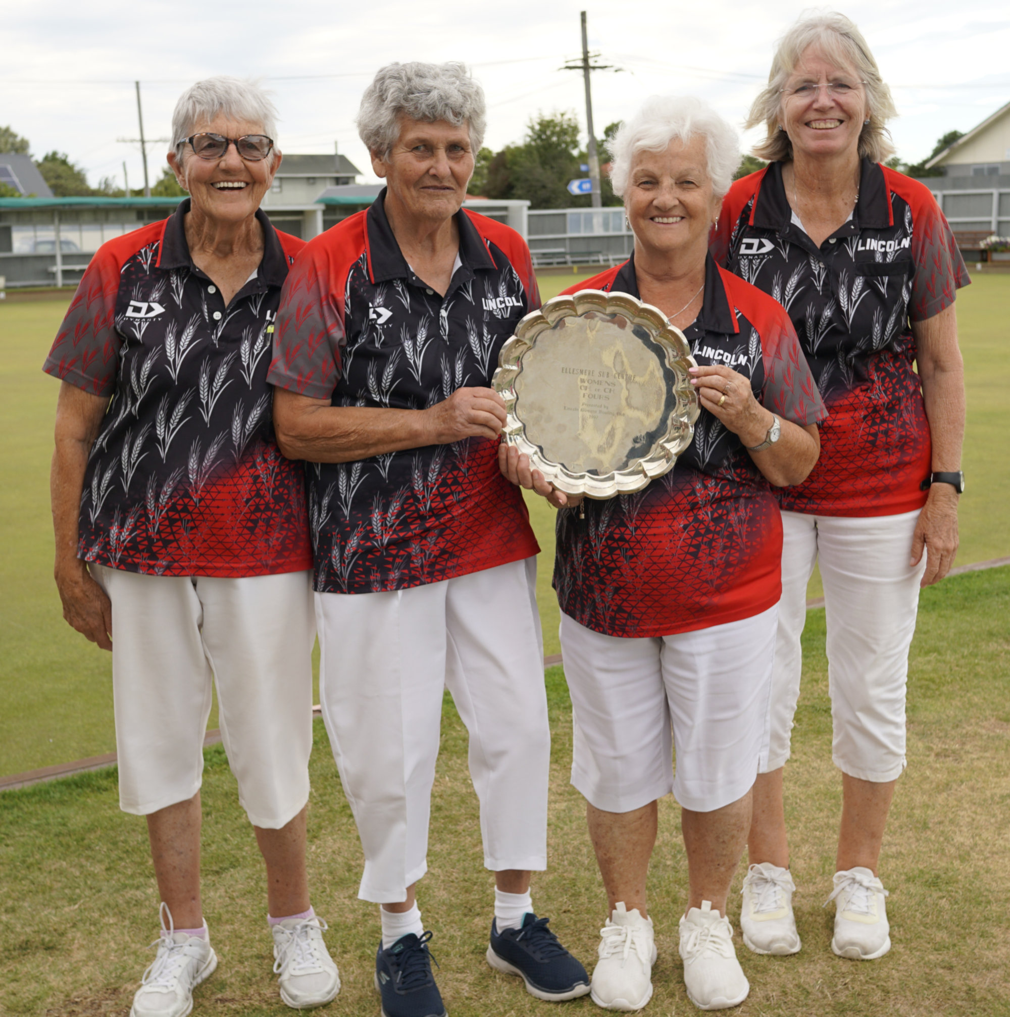 Women's 4s team: winners - Margaret McDrury, Nancy Jessop, Elaine Knight and Barbara Coetzee