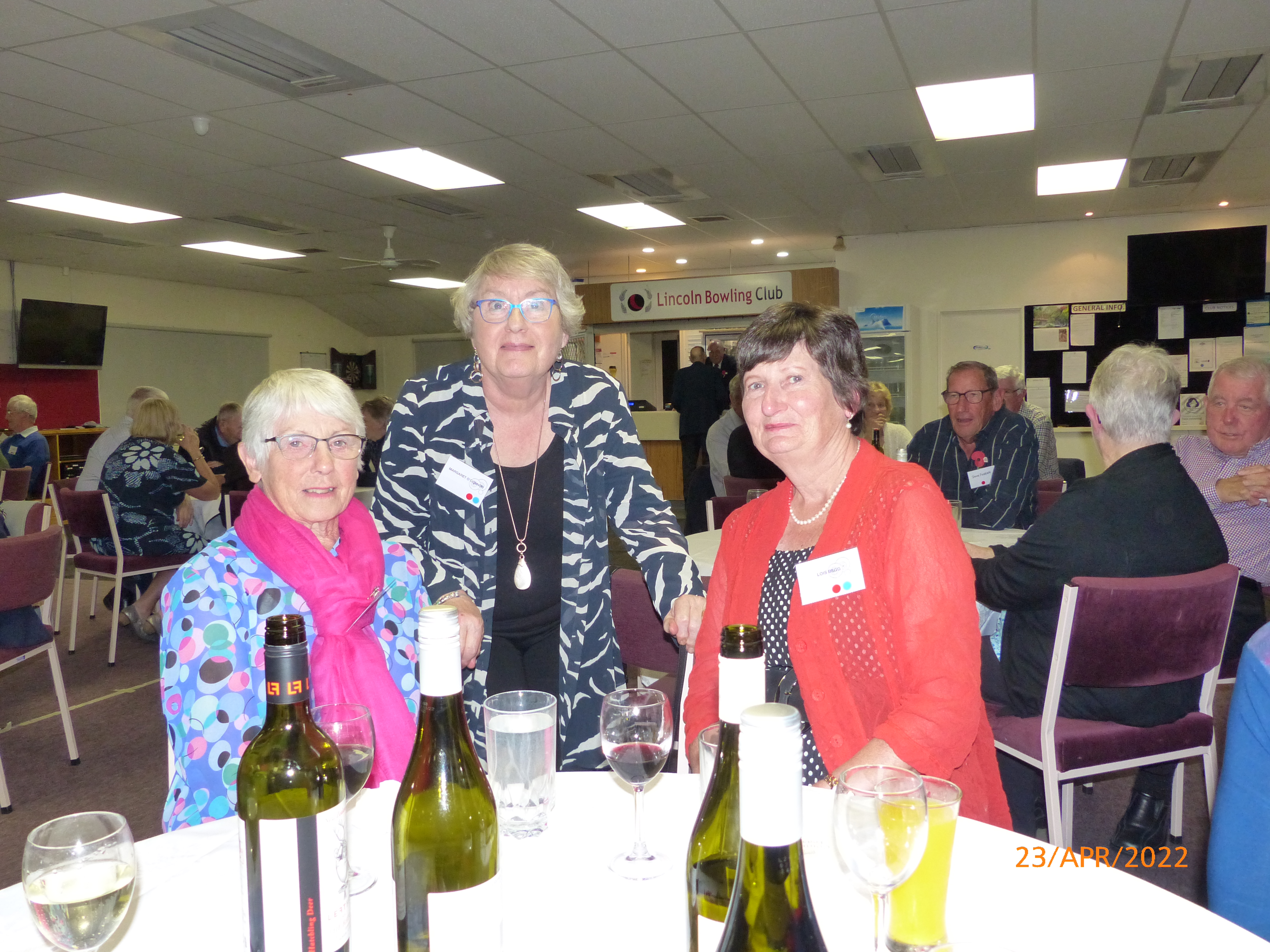Margie Watson, Margaret O'Connor and Lois Begg
