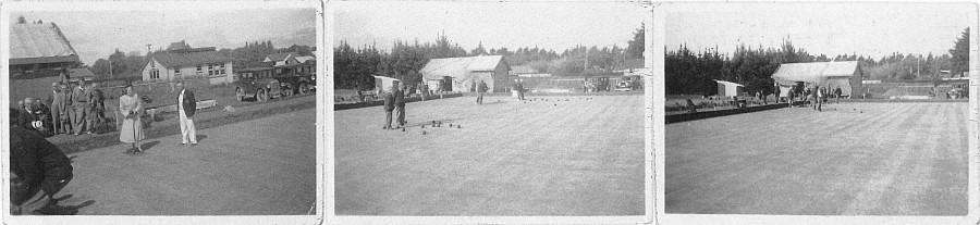 Photos of the Opening of Lincoln Bowling Club