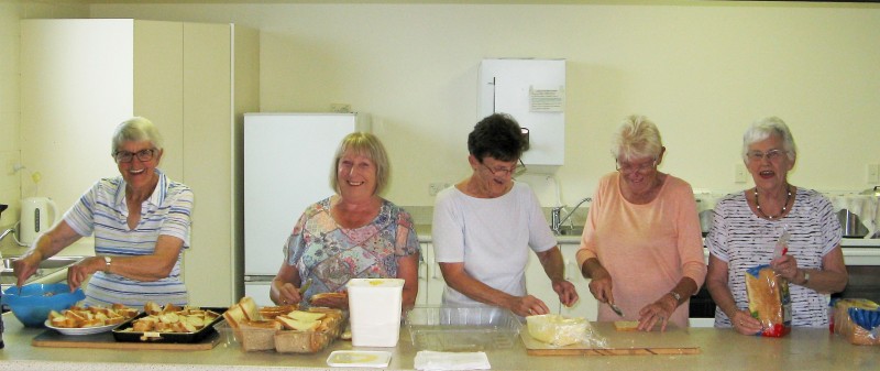 Community Bowls, the Ladies on the food, February 2021